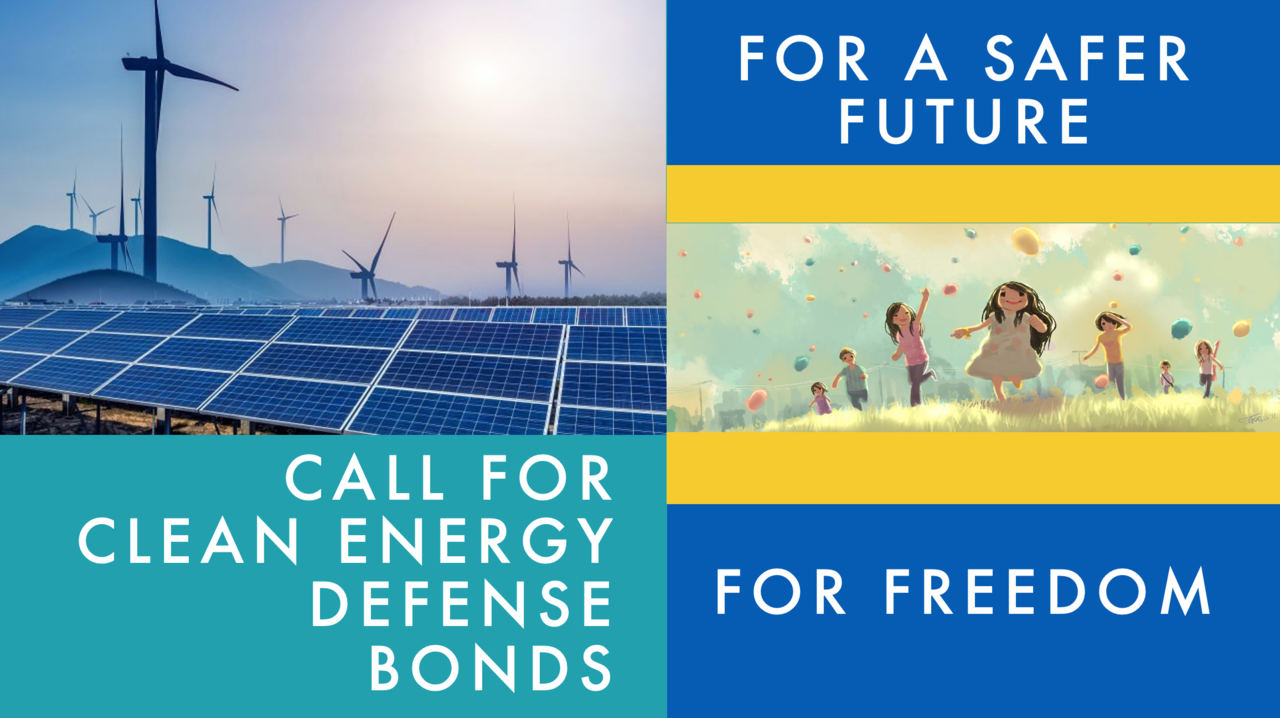 A call for clean energy defense bonds